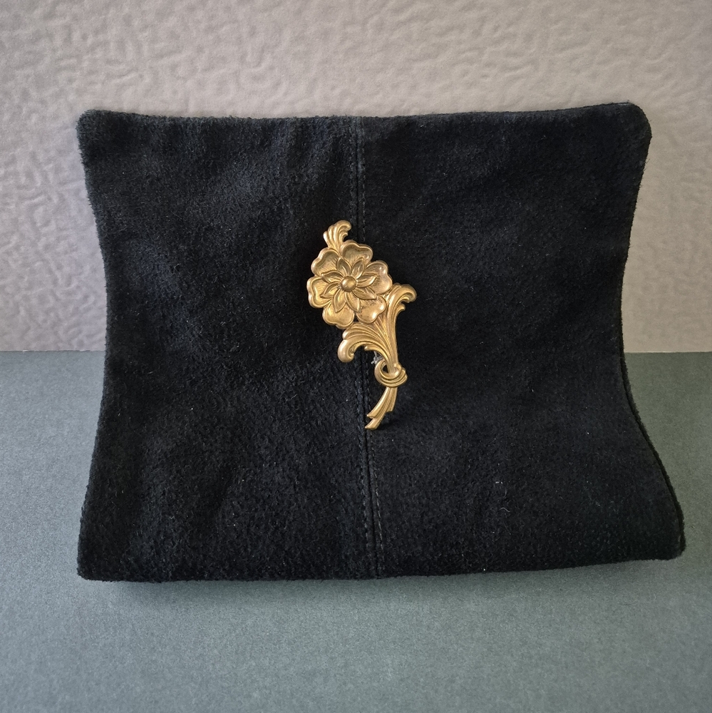 Vintage Brass Floral Brooch/Pin